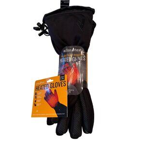 Action Heat Gloves Women's L/XL AA Battery Powered Heated NWT